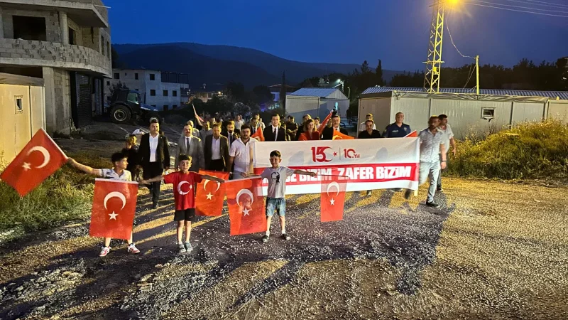 Hasanbeyli'de 15 Temmuz Demokrasi ve Millî Birlik Günü Anma Programı Düzenlendi