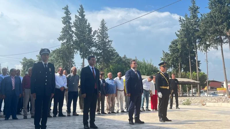 Hatay Kumlu'da 30 Ağustos Zafer Bayramı'nın 101. Yılı Törenlerle Kutlandı