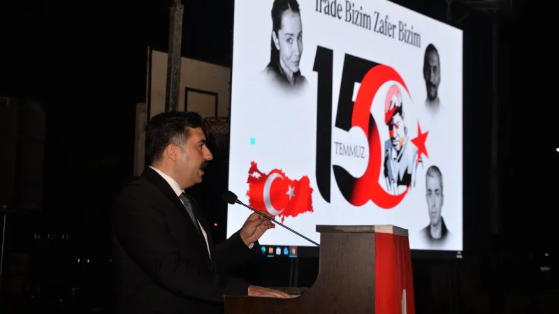 Hatay'ın Yayladağı İlçesinde 15 Temmuz Demokrasi ve Millî Birlik Günü Anma Programı Düzenlendi