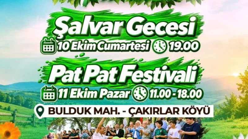 İzmit'te Geleneksel Pat Pat Festivali Başlıyor