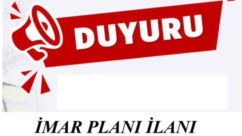 Kahramanmaraş Çağlayancerit'te İmar Planı Askıya Çıkarıldı