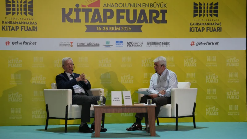 Kahramanmaraş Kitap Fuarı'nda Beşir Ayvazoğlu Söyleşisi