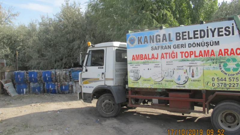 Kangal'da Ambalaj Atıkları İçin Geri Dönüşüm Sözleşmesi İmzalandı