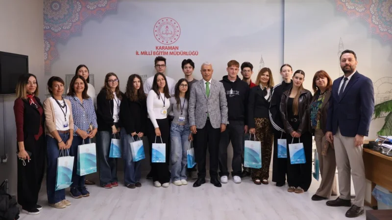 Karaman, Erasmus+ Projesi Kapsamında Üç Ülkeden Öğrencileri Ağırladı