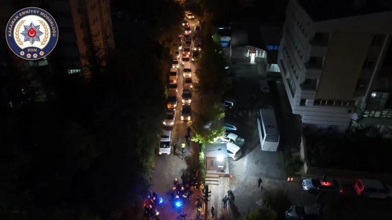 Karaman'da 'Son Nokta' Operasyonu: 32 Gözaltı