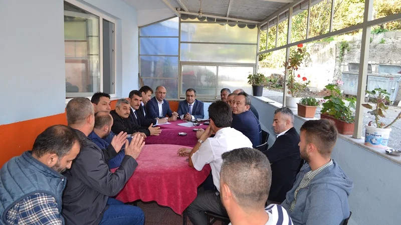 Kilimli'de Halk Toplantısı Düzenlendi ve Bölgede İncelemeler Yapıldı