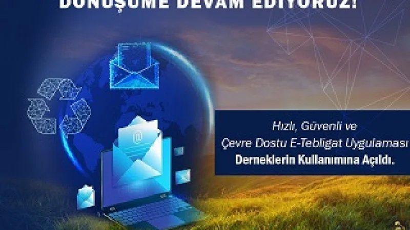 Kırıkkale'deki Dernekler İçin UETS e-Tebligat Dönemi Başladı