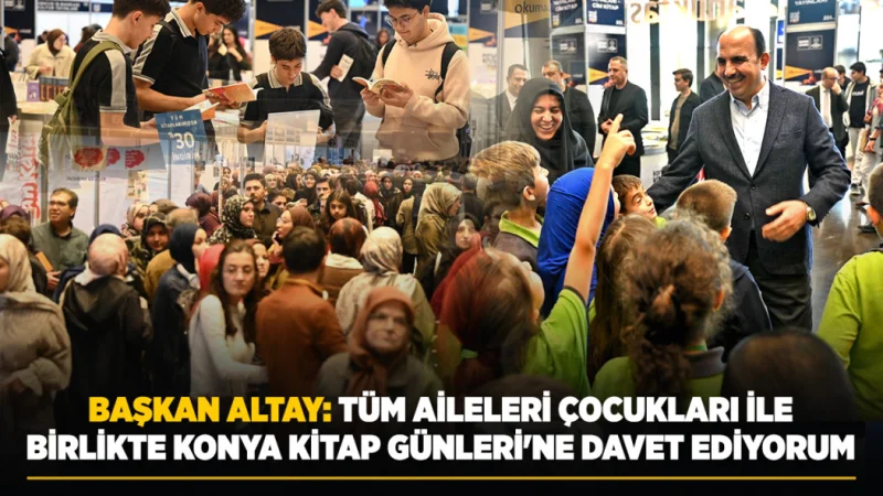 Konya'da 13. Kitap Günleri Yoğun Katılımla Sürüyor