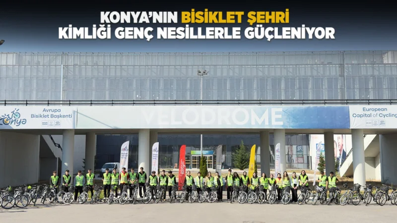 Konya'da Öğrencilere Yönelik Bisiklet Kültürü ve Sporu Etkinlikleri Düzenlendi