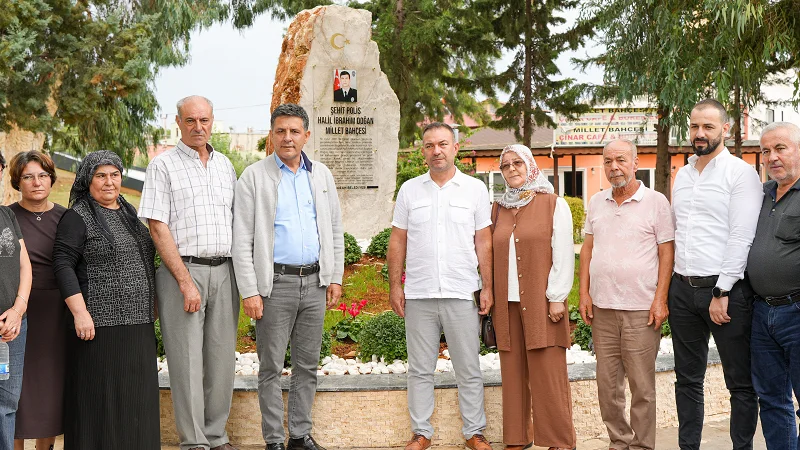 Kozan'da Şehit Polis Halil İbrahim Doğan'ın Anısı Millet Bahçesi'nde Yaşatılacak