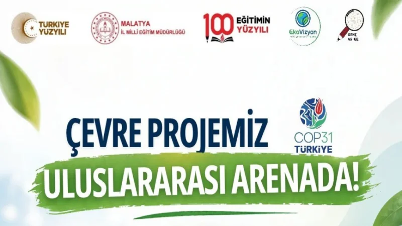 Malatya'nın 'EkoVizyon' Projesi Uluslararası Kongrede Bilimsel Başarıya İmza Attı