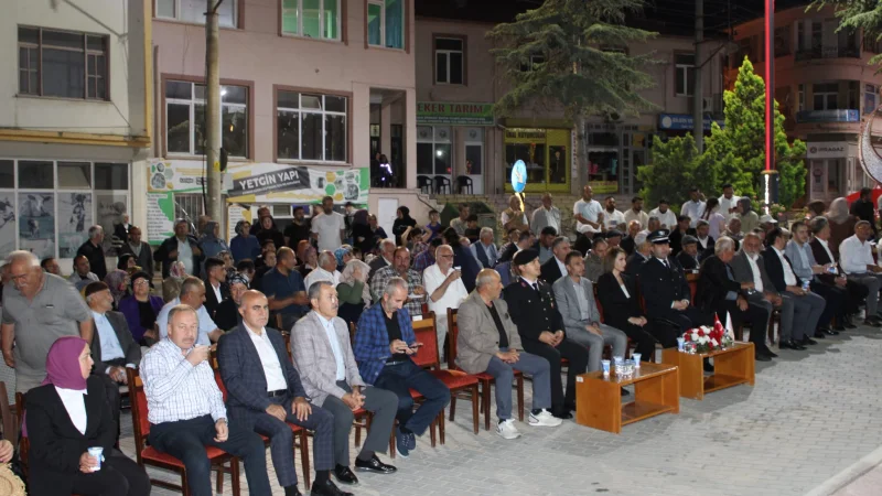Mecitözü'nde 15 Temmuz Demokrasi ve Milli Birlik Günü Anma Programı Düzenlendi