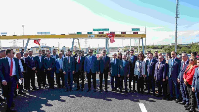 Mersin'de Çeşmeli-Kızkalesi Otoyolu Ulaşıma Açıldı