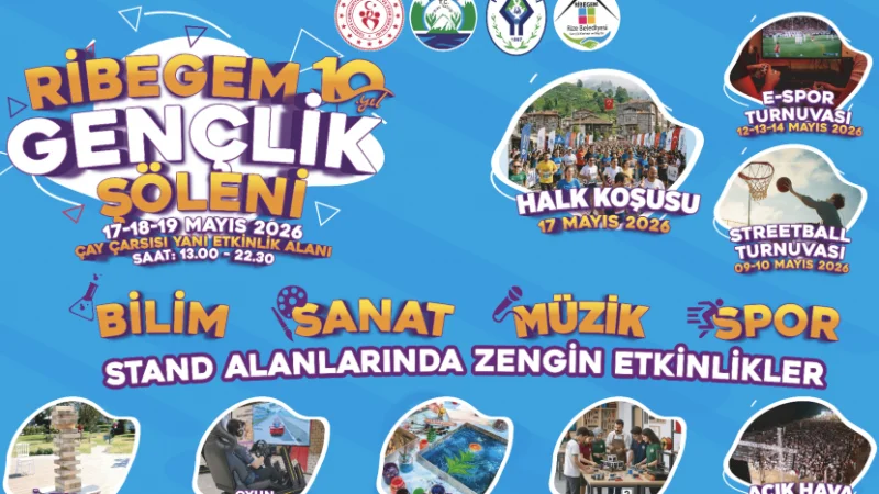 Rize'de RİBEGEM Gençlik Şöleni İçin Geri Sayım Başladı