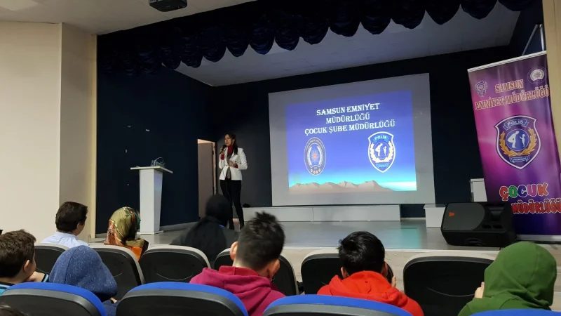 Samsun'da Öğrencilere Güvenli İnternet ve Bilinçli Medya Eğitimi