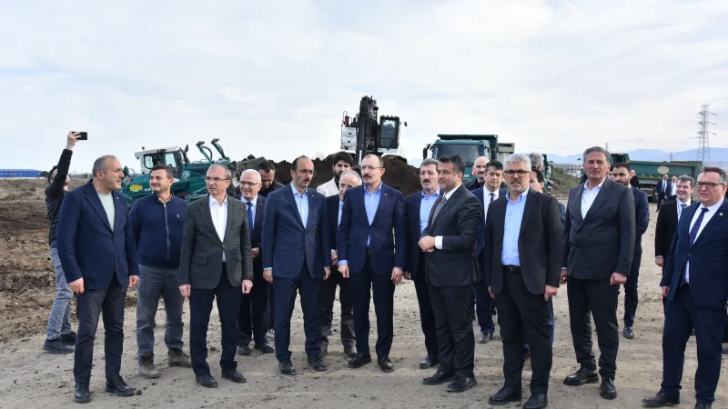 Samsun'da Yeni OSB Alanında Dere Islah ve Taşkın Çalışmaları İncelendi
