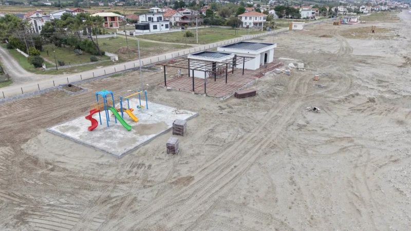 Samsun'un Yakakent İlçesindeki Kozköy Halk Plajı Projesinde Sona Yaklaşıldı