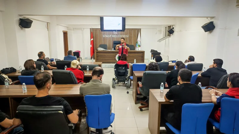 Sinop Belediyesi Personeline Psikososyal Destek Eğitimi Verildi