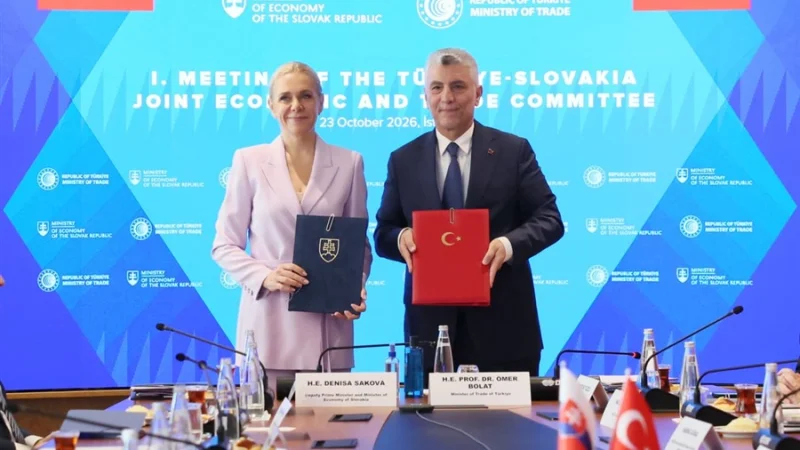 Ticaret Bakanı Bolat: Slovakya ile 5 Milyar Dolarlık Ticaret Hedefine Gelecek Yıl Ulaşılacak