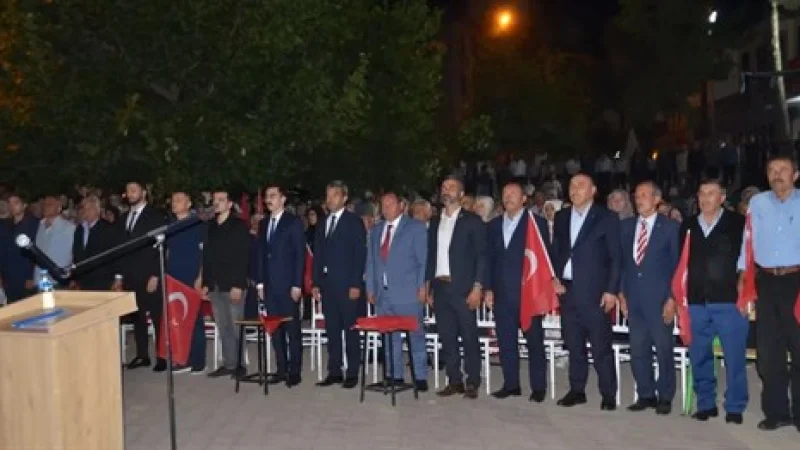 Yozgat Aydıncık'ta 15 Temmuz Demokrasi ve Milli Birlik Günü Yürüyüşü Düzenlendi