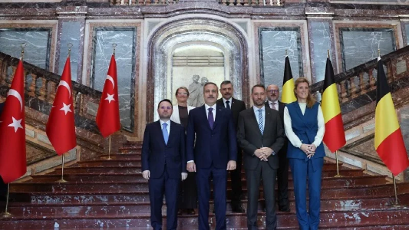 Dışişleri Bakanı Fidan Brüksel'de Türkiye-Belçika Ortak Toplantısı'na Katıldı