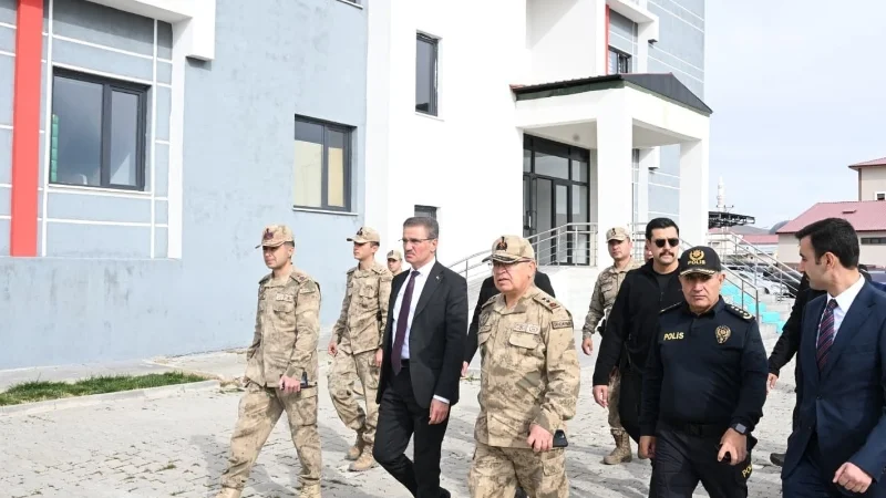Erzurum Valisi Aydın Baruş'tan Karayazı'da Güvenlik Birimlerine Denetim