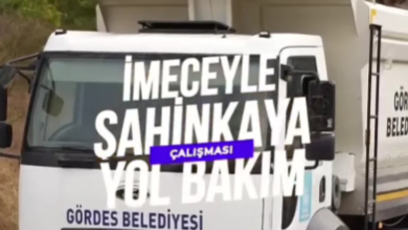 Gördes'te Toprak Yollar İmece Usulüyle Onarıldı