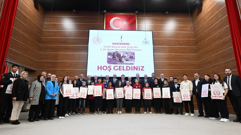 İstiklal Yolunda Şehit Şerife Bacı 5. Şiir Yarışması'nın Ödülleri Sahiplerini Buldu