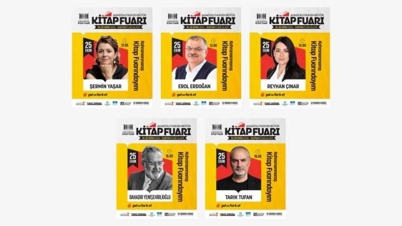 Kahramanmaraş Kitap Fuarı Son Gününde Tanınmış Yazarları Ağırlayacak