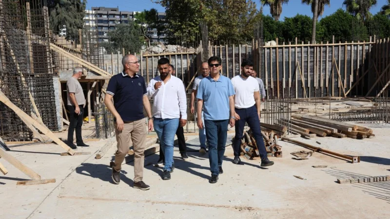 Mersin'de Eğitim Yatırımları Hız Kesmiyor: Erdemli'deki İnşaatlar İncelendi