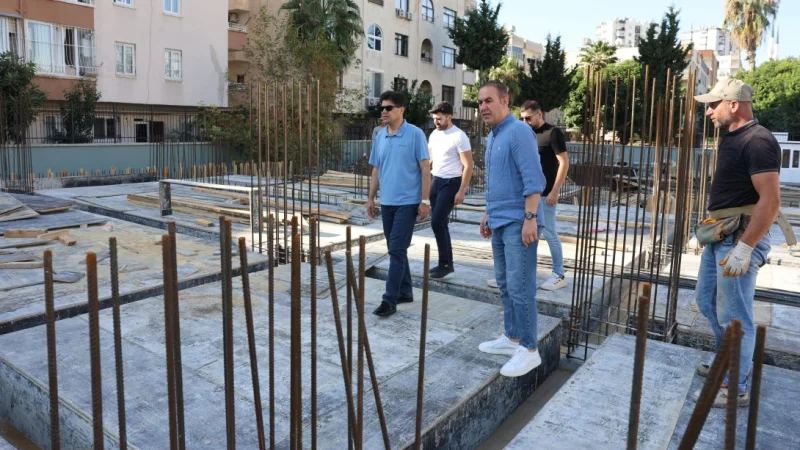 Mersin'de Eğitim Yatırımları Hız Kesmiyor: Yeni Okul İnşaatları İncelendi