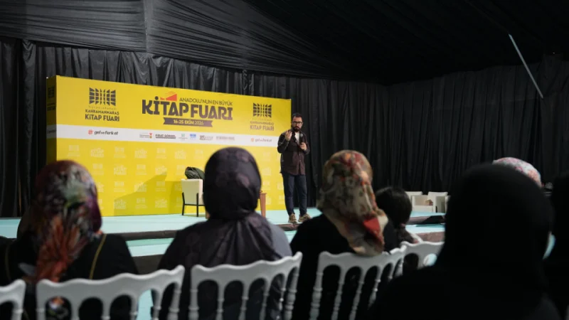 Yazar Fatih Duman'dan Kahramanmaraş Kitap Fuarı'nda Gençlere Hayat ve Mücadele Tavsiyeleri