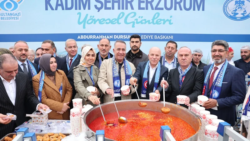Sultangazi'de Erzurum Rüzgarı: Yöresel Günler Başladı