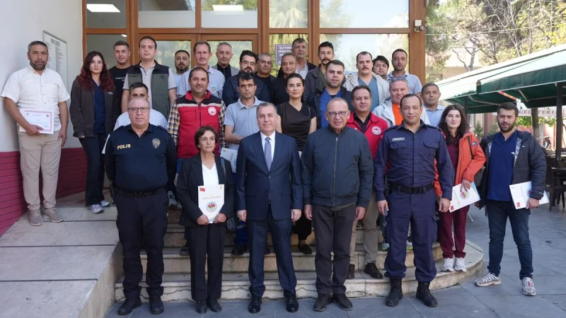 Turgutlu'da Sokak Hayvanları İçin Çalışan Ekiplere Teşekkür Belgesi