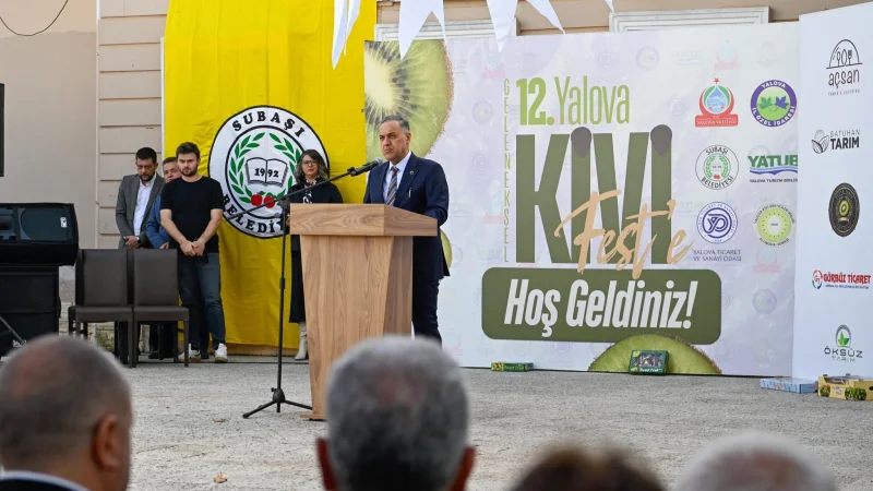 12. Yalova Kivi Festivali Kapılarını Açtı