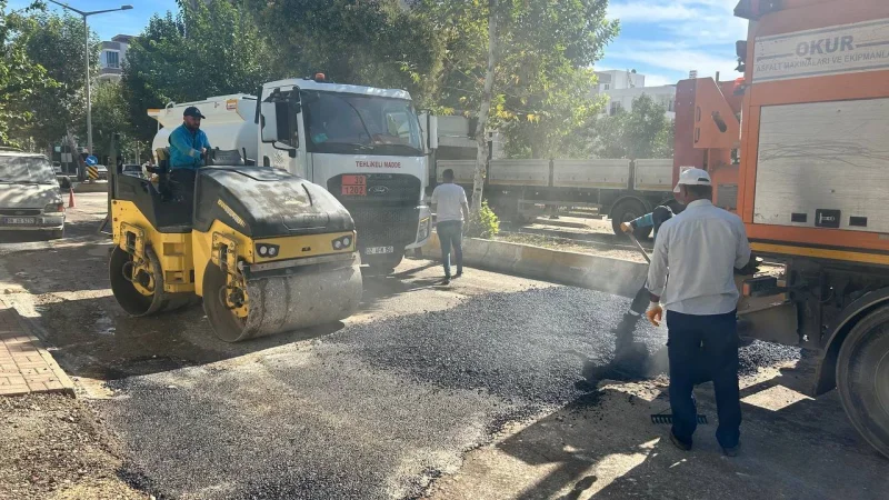Adıyaman'da 8 Mahallede Asfalt Yama ve Yol Onarım Çalışmaları Sürdürülüyor