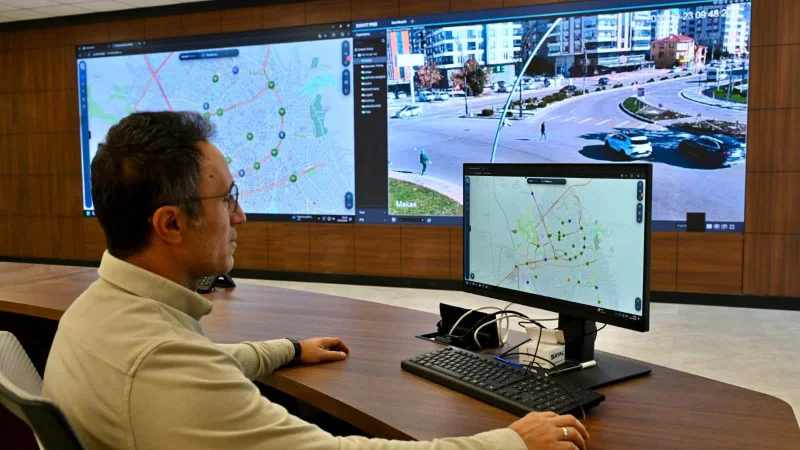 Aksaray'da Yapay Zekâ Destekli Trafik Yönetimi Başlatıldı