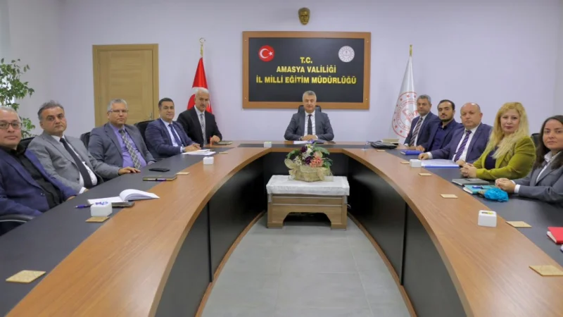 Amasya'da Eğitim-Öğretim Süreçleri Değerlendirildi