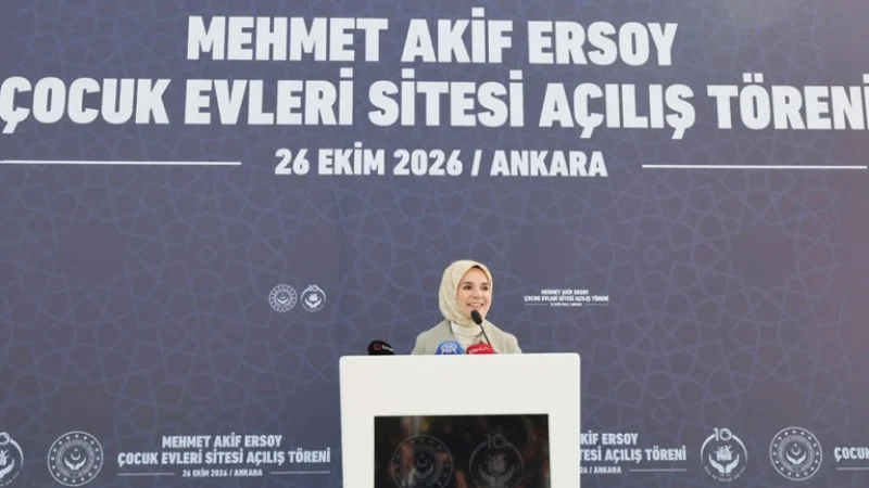 Ankara'da Mehmet Akif Ersoy Çocuk Evleri Sitesi Hizmete Açıldı