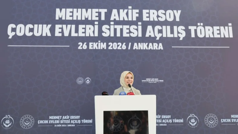 Ankara'da Mehmet Akif Ersoy Çocuk Evleri Sitesi Törenle Açıldı