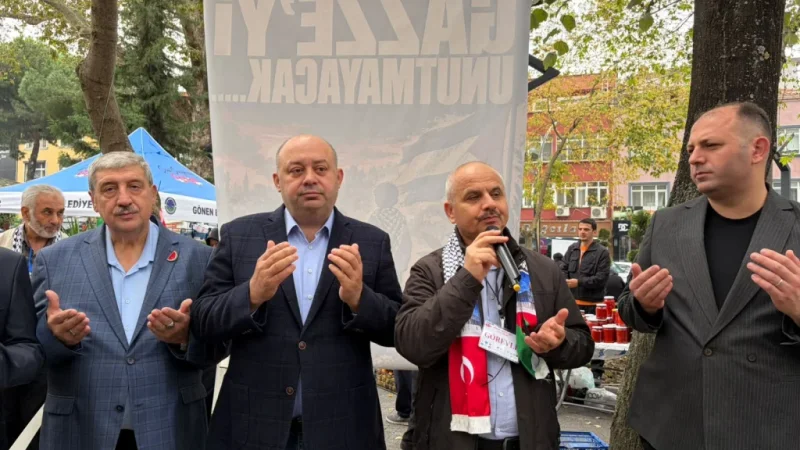 Balıkesir Gönen'de Gazze Yararına Yardım Kermesi Düzenlendi