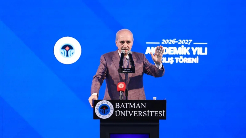 Batman Üniversitesi 2026-2027 Akademik Yılı TBMM Başkanı Kurtulmuş'un Katılımıyla Açıldı