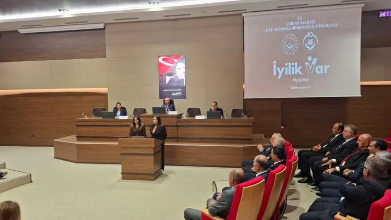 Çorum'da 'İyilik Var' Gönüllülük Platformu Tanıtıldı