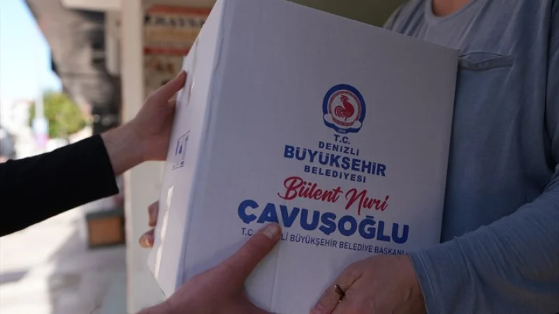 Denizli Büyükşehir Belediyesinden İhtiyaç Sahiplerine Online Gıda Kolisi Desteği