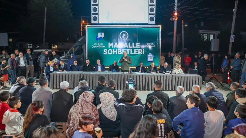 Düzce Belediye Başkanı Özlü Ağa Mahallesi Sakinleriyle Buluştu