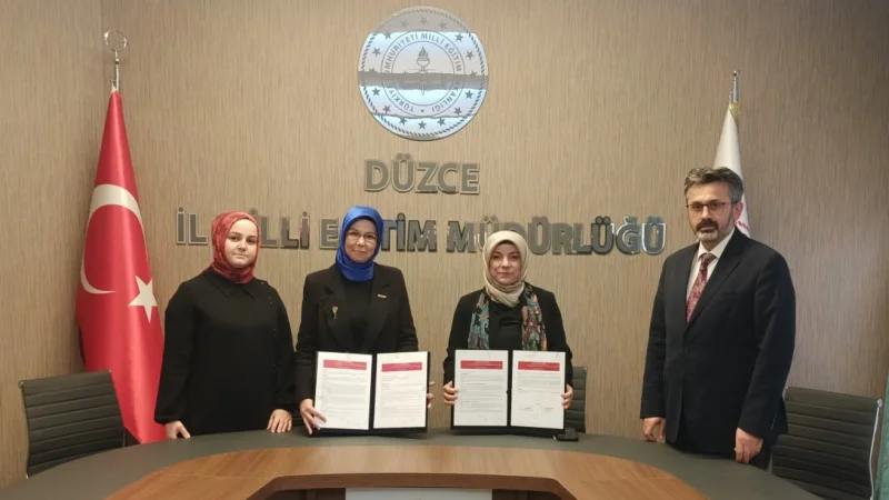 Düzce'de Eğitimde İş Birliği Dönemi: KADEM ile Yeni Protokol