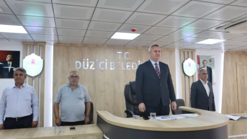 Düziçi Belediyesi Ekim Ayı Olağan Meclis Toplantısı Gerçekleştirildi