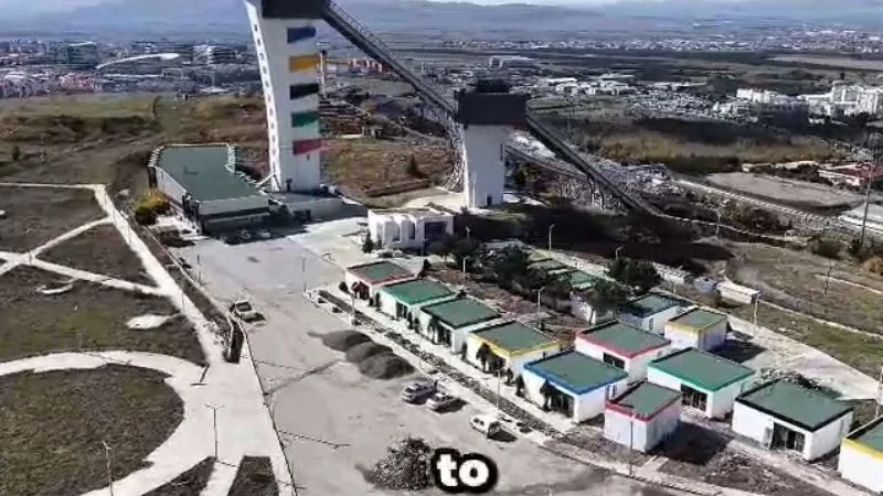Erzurum'daki Türkiye'nin İlk Kayakla Atlama Tesisinde Modernizasyon Sürüyor