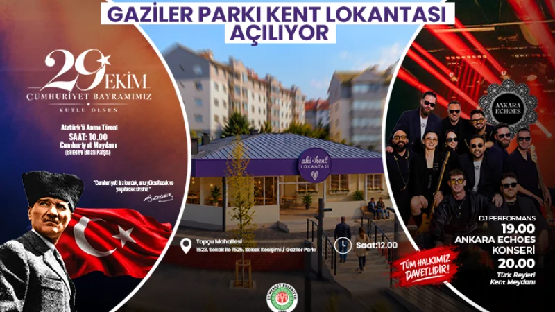 Etimesgut'ta 29 Ekim Cumhuriyet Bayramı Coşkusu Kutlama ve Açılışlarla Kutlanacak