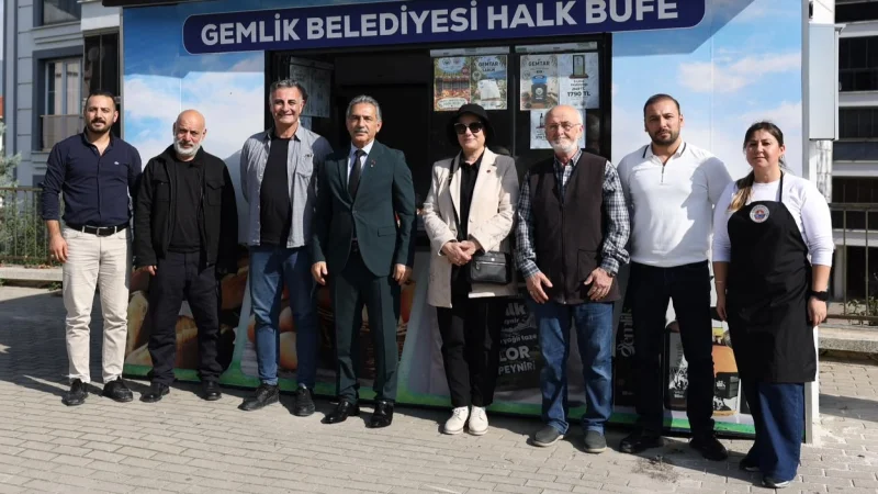 Gemlik'te Yeni Halk Büfe Hisar Mahallesi'nde Hizmete Girdi